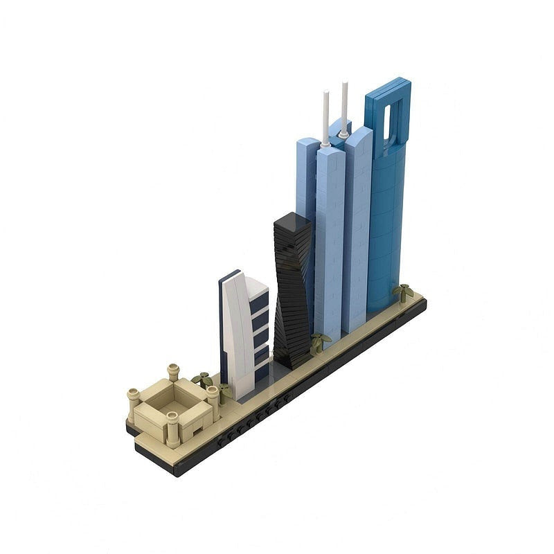 Riyadh Skyline MOC Building Kit | City Landmarks Architecture Model - 2