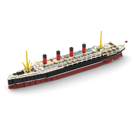 RMS Lusitania Building Kit | LEGO-Compatible MOC - 1