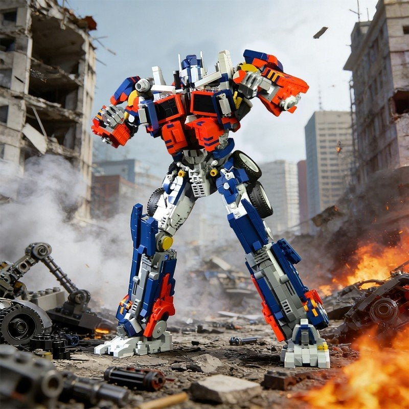 Robot Leader Mecha MOC Building Kit | Futuristic Robot Figure Model - 3