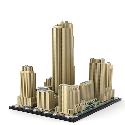 Rockefeller Center NYC Skyscraper Building Kit | Compatible MOC - 3