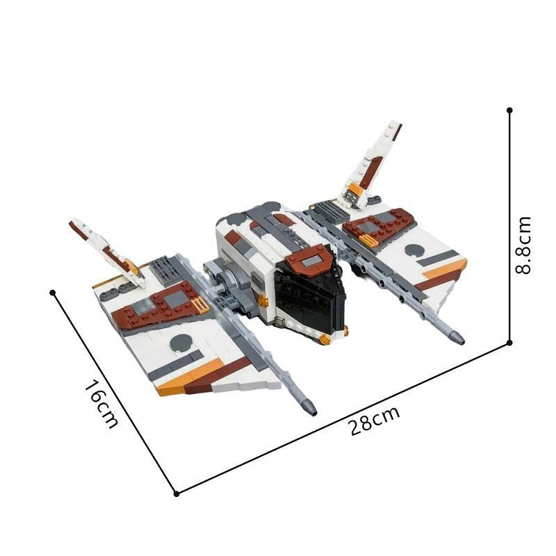 Rogue Space Starfighter MOC Building Kit | Futuristic Spaceship Model - 2