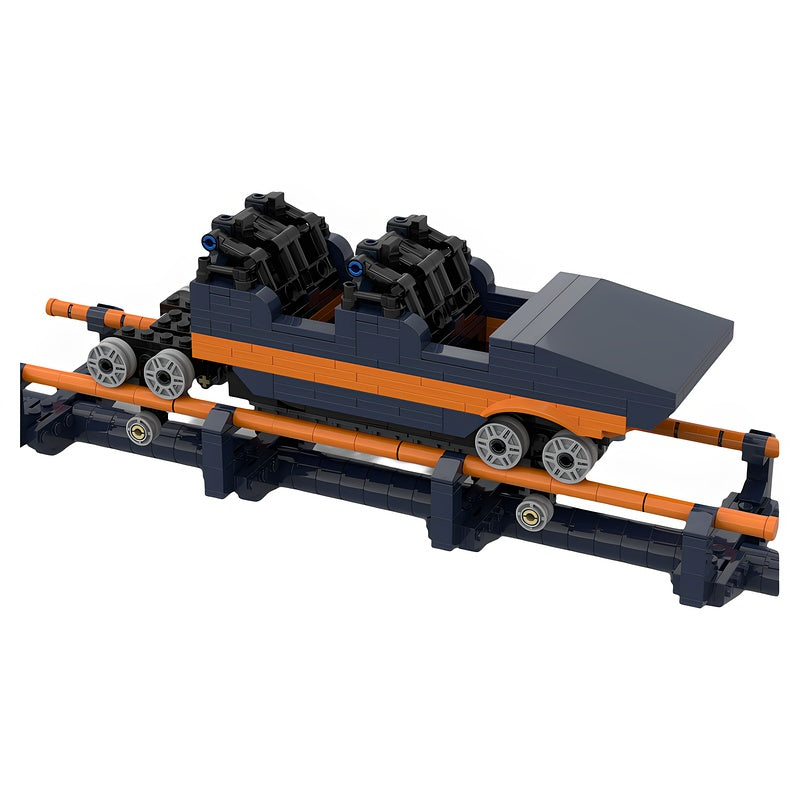Roller Coaster Front Car With Track MOC Building Kit - 3
