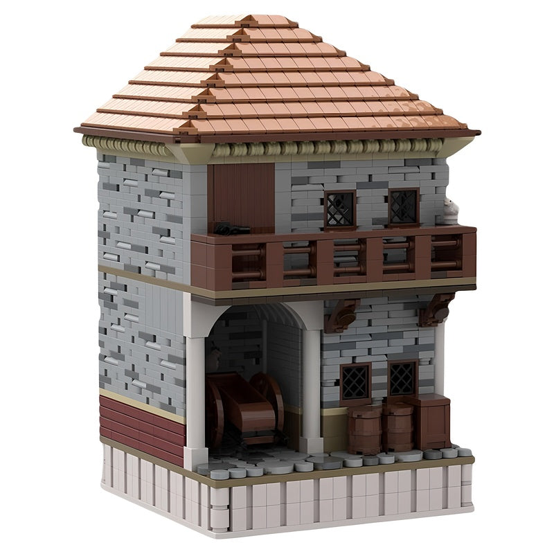 Roman Ancient Insula Apartment House MOC Building Kit - 1