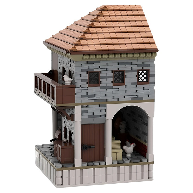 Roman Ancient Insula Apartment House MOC Building Kit - 3