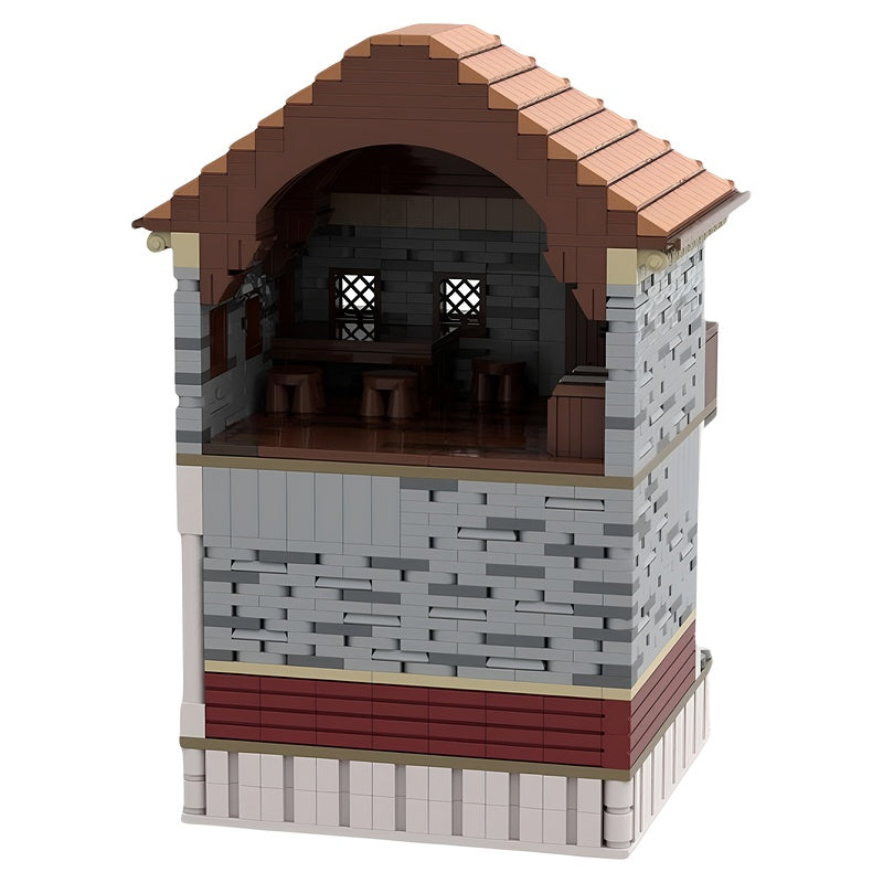 Roman Ancient Insula Apartment House MOC Building Kit - 4
