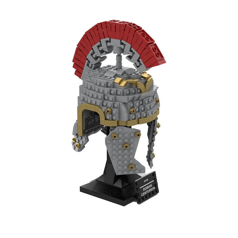 Roman Centurion Helmet MOC Historical Warrior Display Building Kit - 1