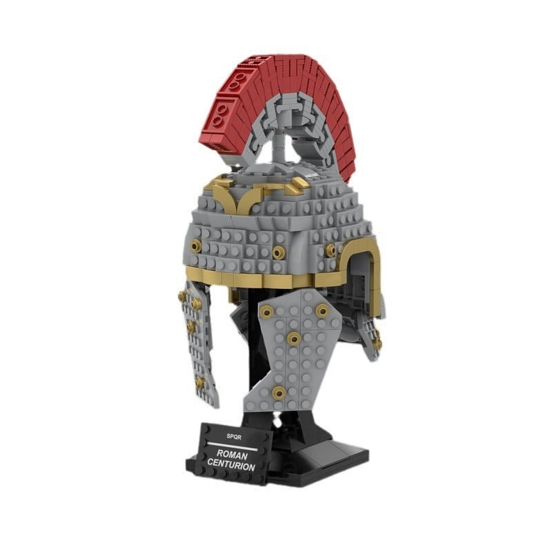 Roman Centurion Helmet MOC Historical Warrior Display Building Kit - 3
