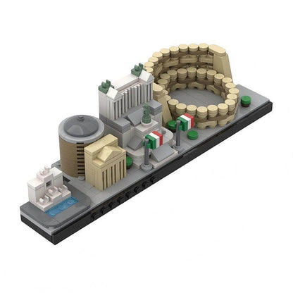 Rome Skyline MOC Architecture Building Kit - 1