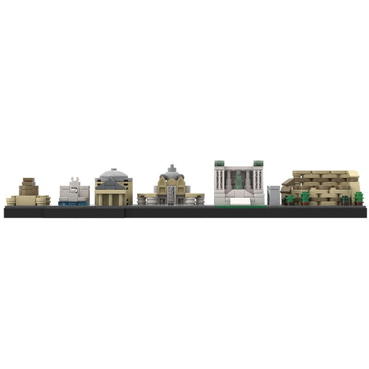 Rome Skyline MOC Architecture Building Kit - 1
