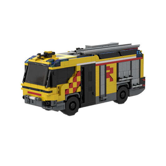 Rosenbauer RT Hybrid Fire Truck Building Kit | MOC-60616 - 1