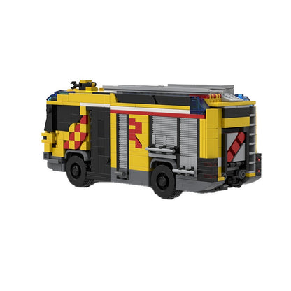 Rosenbauer RT Hybrid Fire Truck MOC Building Kit | Emergency Vehicle - 2