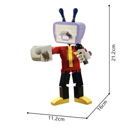 RPG TV Head Robot MOC Character Building Kit | Display Figure - 4