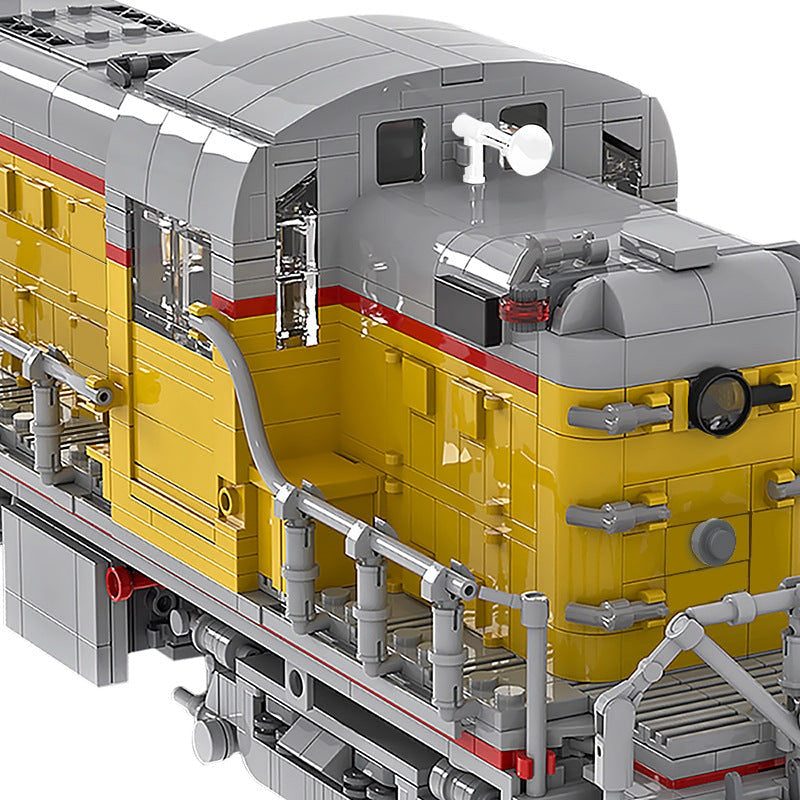 RS-2 Diesel Electric Locomotive MOC Building Kit 1:38 Scale Train Model - 2