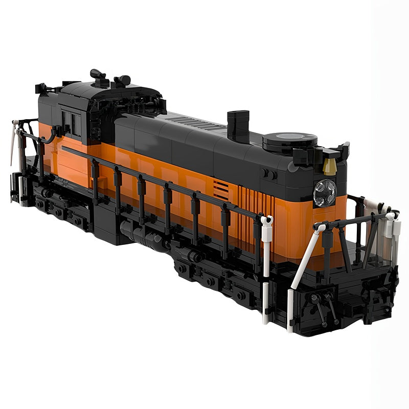 RSC-2 Classic Diesel Road Switcher Locomotive MOC Building Kit - 1