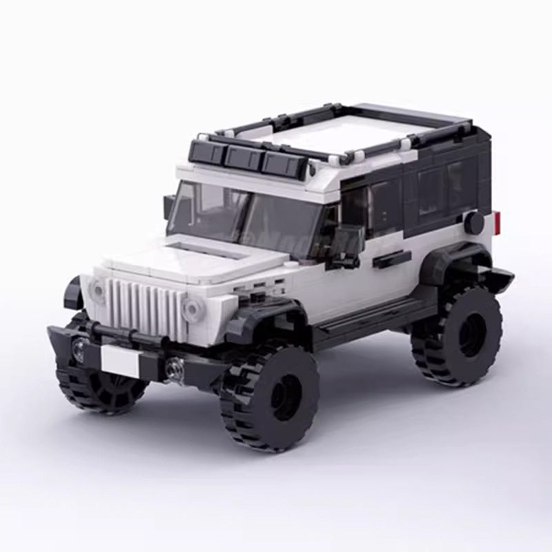 Rugged 4x4 Off-Road Vehicle Building Kit | LEGO-Compatible MOC - 5