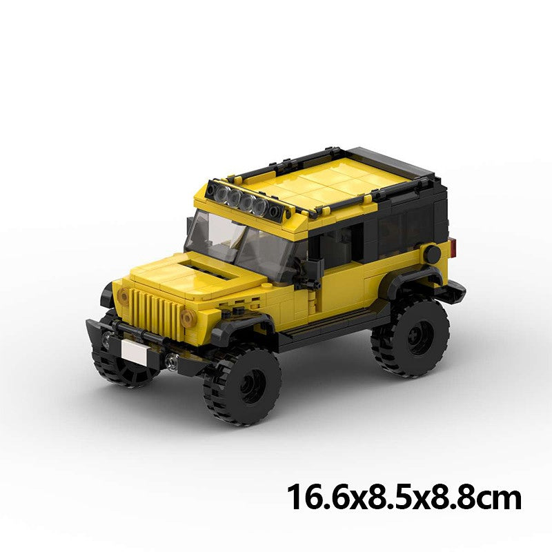 Rugged 4x4 Off-Road Vehicle Building Kit | LEGO-Compatible MOC - 7