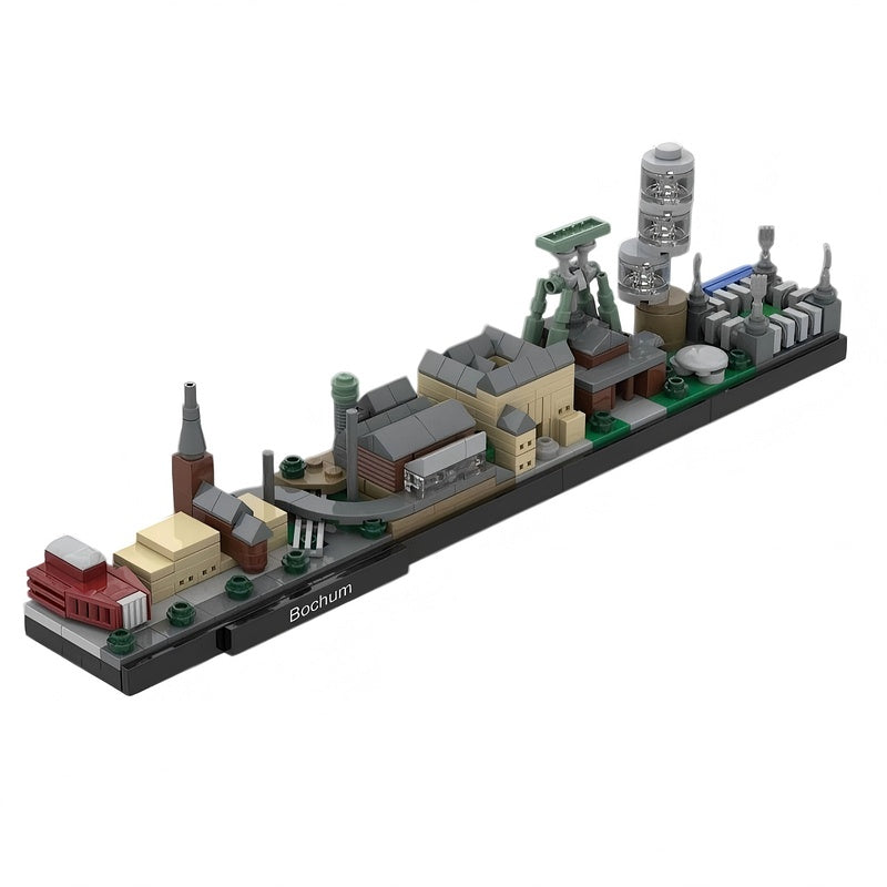 Ruhr Region Skyline Germany Architecture Building Kit | LEGO-Compatible MOC - 1