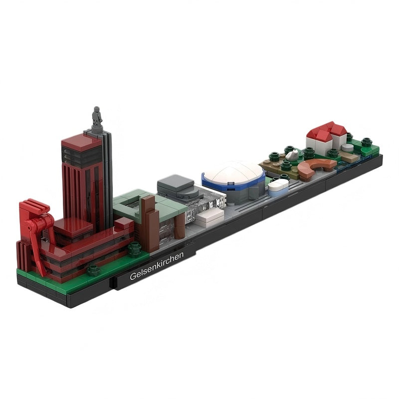 Ruhr Region Skyline Germany Architecture Building Kit | LEGO-Compatible MOC - 1