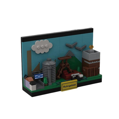 Ruhr Valley Industrial Postcard Building Kit | LEGO-Compatible MOC - 3