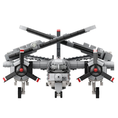 S-2 Tracker Aircraft MOC Building Kit | 1:35 Scale Patrol Plane Model - 3