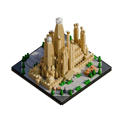Sagrada Família MOC Building Kit | 1:1000 Barcelona Basilica Model - 2