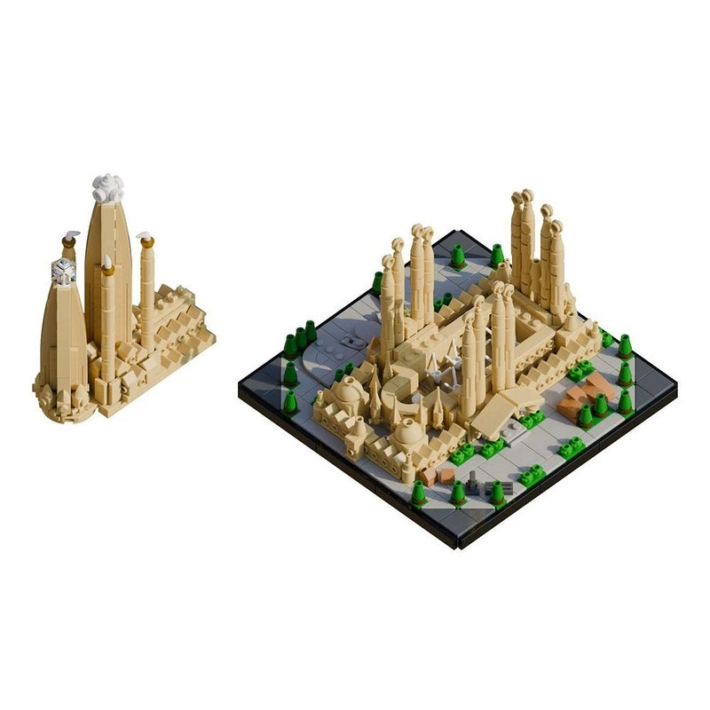 Sagrada Família MOC Building Kit | 1:1000 Barcelona Basilica Model - 3