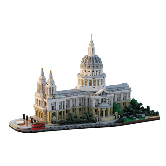 Saint Paul's Cathedral Building Kit | 1:800 | LEGO-Compatible MOC - 1