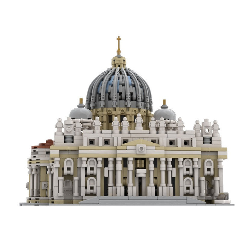 Saint Peter's Basilica MOC Building Kit | Historic Architecture Model - 4
