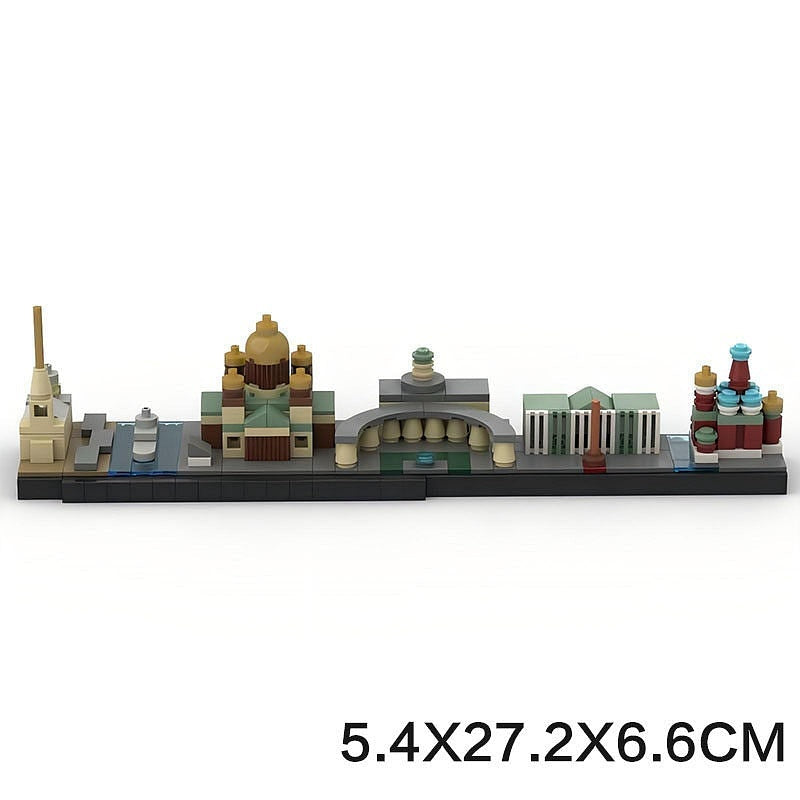 Saint Petersburg Skyline MOC Architecture Building Kit - 5