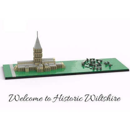 Salisbury Cathedral & Stone Circle MOC Architecture Building Kit - 2