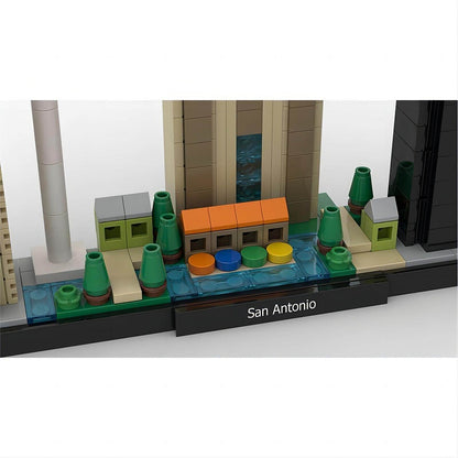 San Antonio Skyline Building Kit | LEGO-Compatible MOC - 3