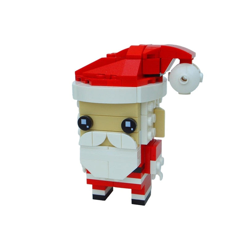 Santa Cube Character MOC Building Kit | Christmas Display Figure - 1