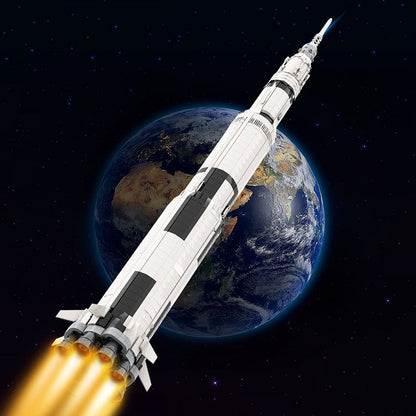Saturn C-8 Rocket MOC Building Kit | Historic Space Launch Model - 2