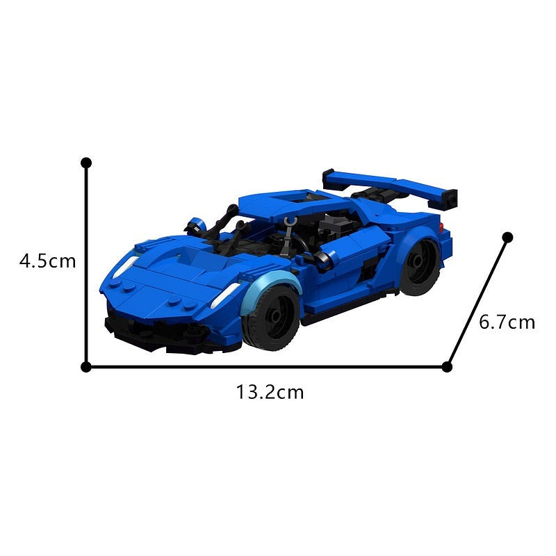 Scandinavian Hypercar MOC Building Kit | Premium Supercar Vehicle Model - 3