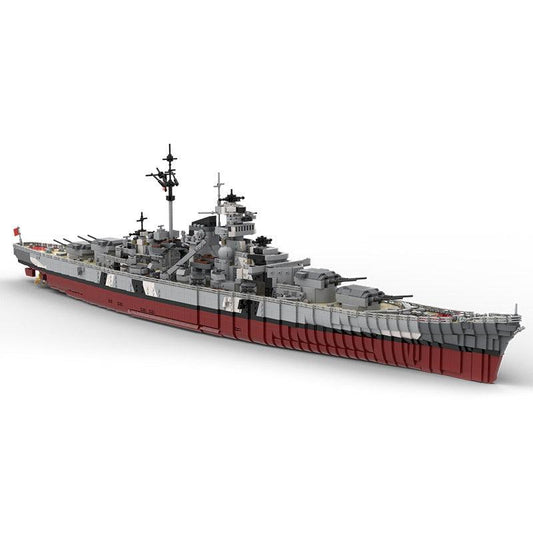 Schlachtschiff Bismarck Building Kit | LEGO Compatible MOC - 1