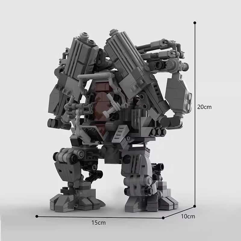 Sci-Fi APU Armored Personnel Unit Mecha Building Kit | Compatible MOC - 4