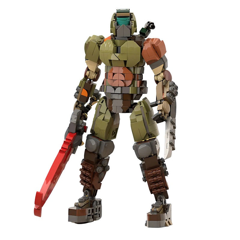 Sci-Fi Armored Slayer MOC Character Figure Building Kit - 1