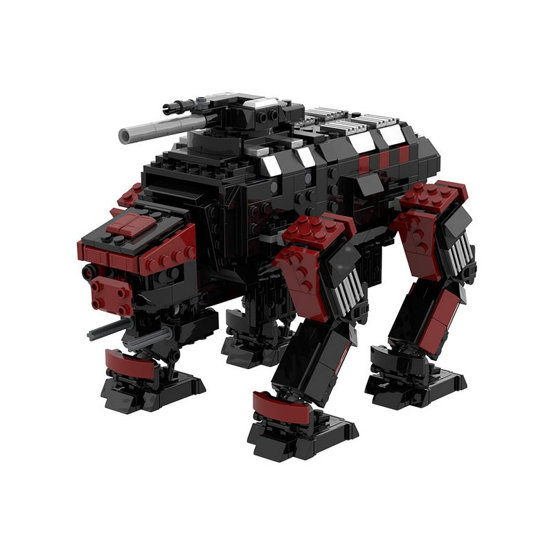 Sci-Fi Automaton Factory Strider Building Kit | Compatible MOC - 5