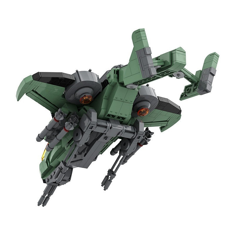 Sci-Fi AV-22 Sparrowhawk Gunship MOC Building Kit - 5