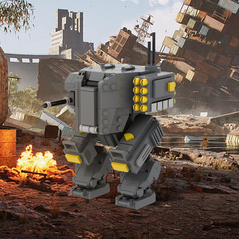 Sci-Fi Combat Mech Exosuit Building Kit | LEGO-Compatible MOC - 1