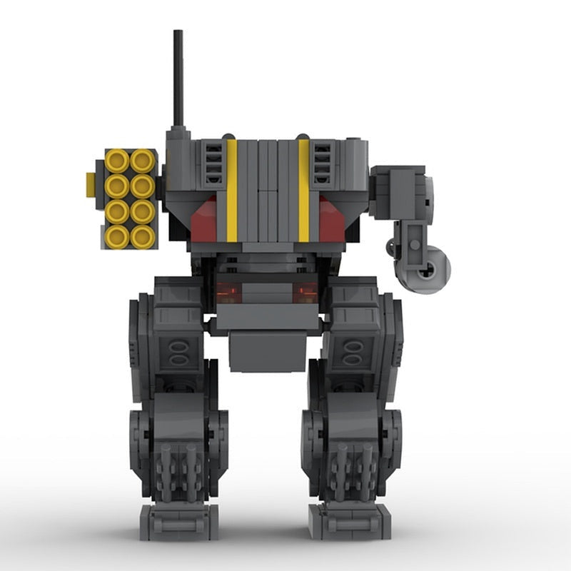 Sci-Fi Combat Mech Exosuit MOC Building Kit | Robot Armor Model - 2