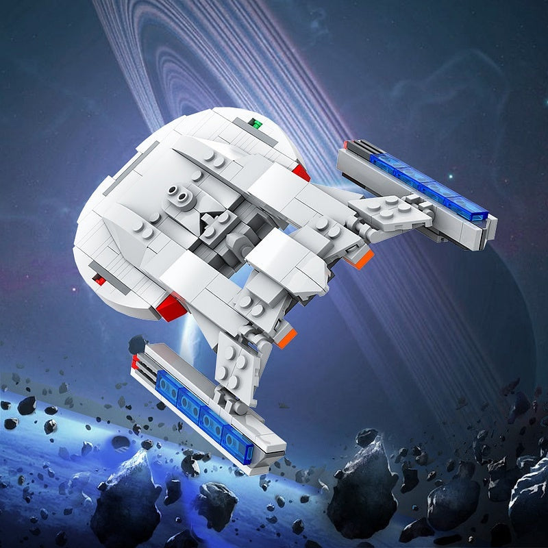 Sci-Fi Deep Space Cruise MOC Spaceship Building Kit | Exploration Vessel - 2