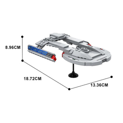 Sci-Fi Deep Space Cruise MOC Spaceship Building Kit | Exploration Vessel - 7