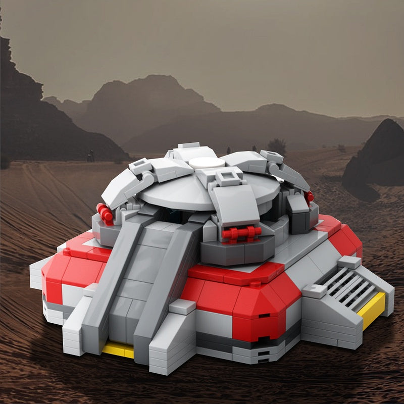 Sci-Fi Defense Bunker Building Kit | LEGO-Compatible Military Outpost MOC - 2