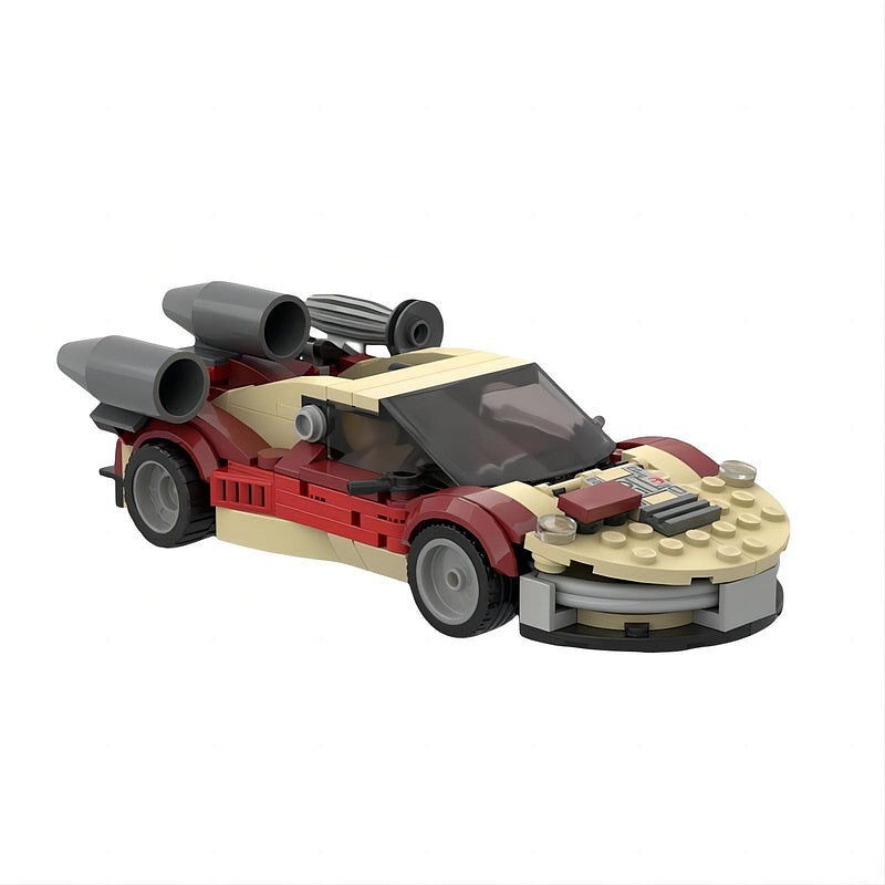 Sci-Fi Desert Landspeeder MOC Racing Car Building Kit | Futuristic Vehicle - 2