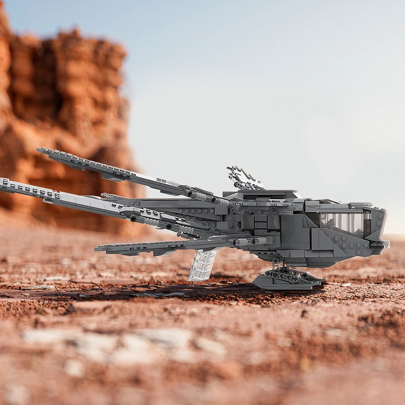 Sci-Fi Desert Ornithopter Building Kit | LEGO-Compatible MOC - 2
