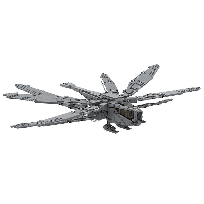 Sci-Fi Desert Ornithopter Building Kit | LEGO-Compatible MOC - 5