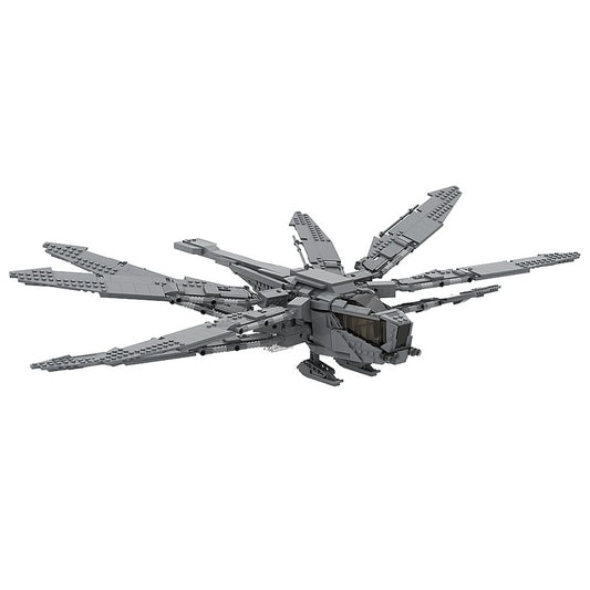 Sci-Fi Desert Ornithopter Building Kit | LEGO-Compatible MOC - 5