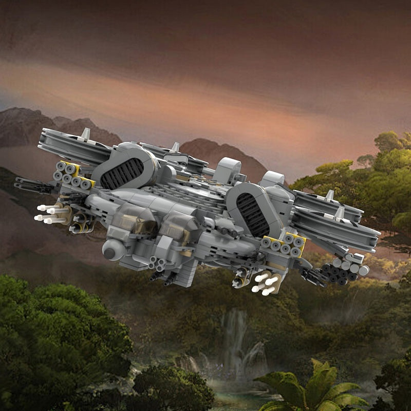 Sci-Fi Dragon Assault Ship MOC Building Kit - 4
