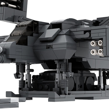 Sci-Fi Dropship MOC Building Kit | Futuristic Transport Vehicle Model - 2